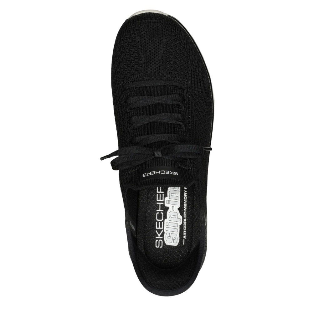 Skechers Slip Ins Virtue Divinity black Knit sneakers shoes sz 7.5 nwb - Picture 3 of 6